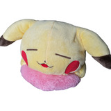 Pokemon Peluche De Pikachu Dormido Sobre Corazón Original