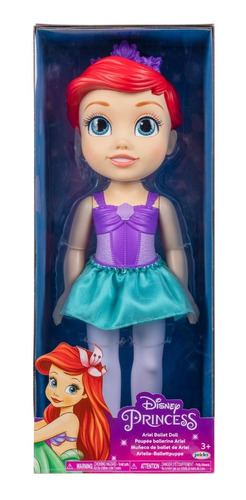 Muñeca Ballet Princesa Disney Ariel 38 Cm Altura 