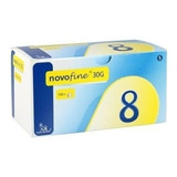 Novofine Agujas 30g X 8 Mm Para Pen Caja 100 Unidades