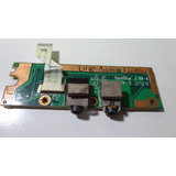 Placa De Som E Touchpad Do Notebook Gateway W350a Original