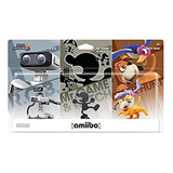 Amiibo Pack Smash Bros - R.o.b/mr. Game E Watch/duck Hunt