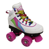 Patin Mujer Niña Rainbow Quads Fame06 Semi Rigido 32mm Muni