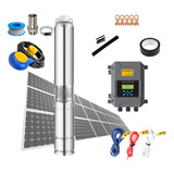 Kit Completo Bomba Solar Sumergible 2800lt/h 52mts + Panel