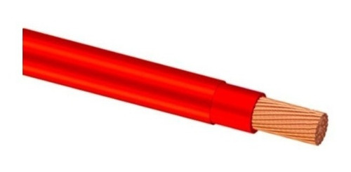 Cable Thhn 10 Awg Rojo Rollo 50mts Certificado