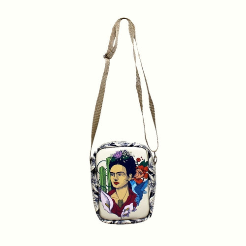 Bolsa Transversal Feminina Frida Kahlo Fk014