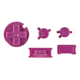 Botones Color Morado Solido Para Game Boy Color (gbc)