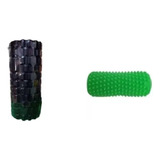 Combo Rolo Rodillo Foam Roller Texturado Masajes Yoga Pilate