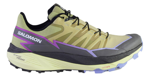 Zapatillas Salomon Thundercross Mujer Green/plum Kitten/blue