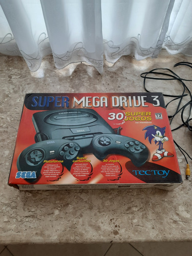 Super Mega Drive 3 Na Caixa Original 