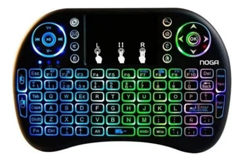 Mini Teclado Inalámbrico Smart Noga Nkb-k2rgb Retroiluminado