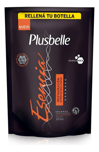 Shampoo Plusbelle Esencia Restauracion 300cc