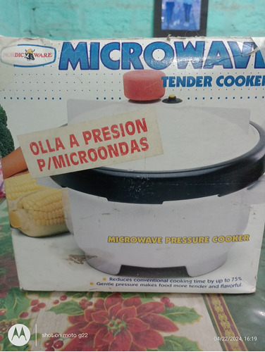 Olla A Presión Para Microondas Microwave 
