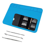 Kit 25 Em 1 Chave T2 À T15 Torx+ 3 Espátulas+ Manta Silicone