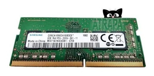 Memoria ( 8gb Ddr4 2666mhz ) Samsung Notebook Pull New Cuota