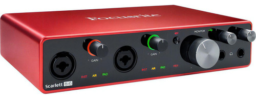 Scarlett 8i6 Interface Audio Usb Focusrite - 3ra Gen