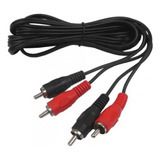 Cable  2 Rca - 2 Rca Largo 1,50mtrs - (2 Unidades) Cod 4339