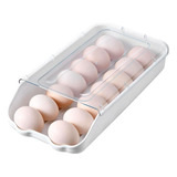 Organizador Huevos Apilable Con Tapa Huevera Refrigerador 20