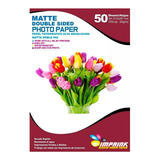 Papel Foto Doble Faz Matte A4/300g/50 Hojas. 