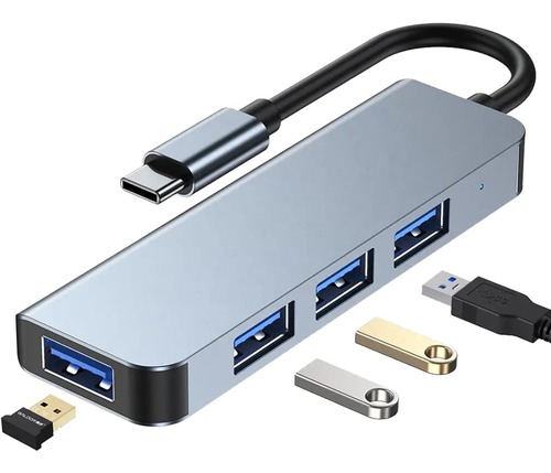 Dockstation Usb Tipoc Hub Macbook Thunderbolt 4 Em 1 