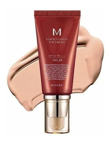 Bb Cream M Perfect Cover Missha 50ml N23 Natural Beige