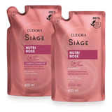 Kit Refil Siage Nutri Rosé Shampoo + Condicionador 400ml