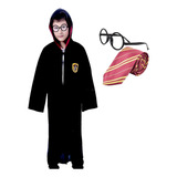 Disfraz Para Niño Capa Mago Harry Potter Fiestas Hallowen