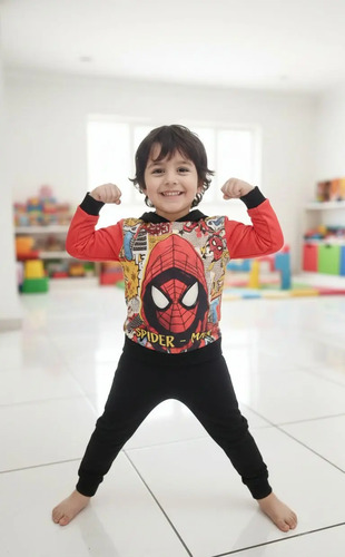 Conjunto Pants Para Niño De Spiderman