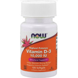 Vitamina D3 250 Mcg 10000iu X 120 Softgels Now Foods