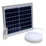 Lampara Led Solar 25w Para Sobreponer Uso En Exterior Lsm25 Color Redonda Luz Fria