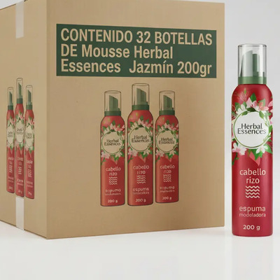 Espuma Modeladora Mousse Herbal Essences Jazmín  200g Pack32 | MercadoLibre