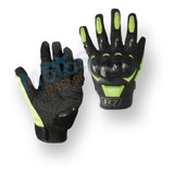 Guantes Para Motociclista Vel R7 Racing Amarillo Fluorescent