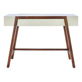 Safavieh Home Collection Marwood Mid-century - Escritorio M. Color Blanco/marrón