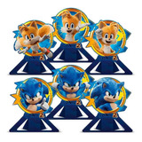 Decoração De Mesa Sonic 2 Regina 6und