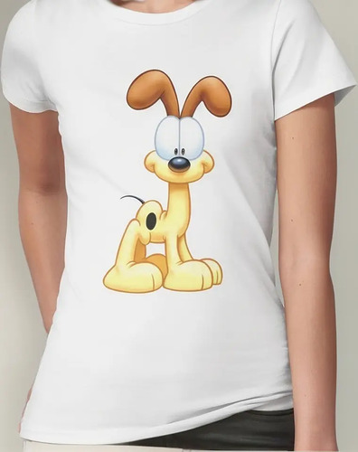Playera Camiseta Oddie Garfield Perrito Puppy Unisx + Regalo