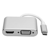 Adaptador Tipo C Hub A Vga Hdmi Dvi Displayport/3.1 Ethernet