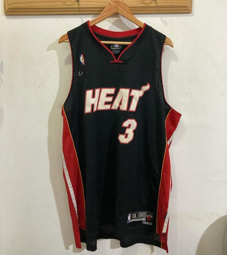 Camiseta Nba Miami Heat Wade #3 Talle Xl Importada 