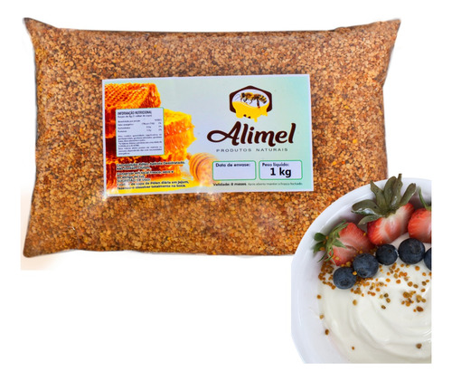  Pólen Apícola Desidratado Pacote De 1 Kg Alimel