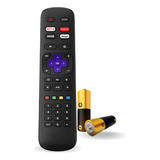 Controle Remoto Tv Compatível Com Aoc Roku Tv Smart