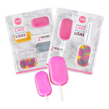 Set Molde/placa Para Cake Paleta Lisas Parpen X2