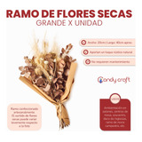 Ramo De Flores Secas Grande - Ideal Deco Campestre