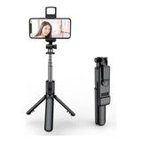 Palo Baston Selfie Stick Tripode Celular Control Bt Luz