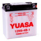 Batería Moto Yuasa 12n9-4b-1 Compatible     Con Yb9-b Yuasa 