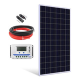 Placa Solar 330w Osda Fotovoltaica Controlador 30a Cabos 5m