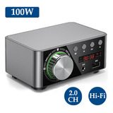 Amplificador Digital Hifi Bt5.0 Mini Estéreo De 100 W