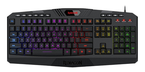 Teclado Gamer Membrana Redragon Harpe Pro K503a-rgb-sp