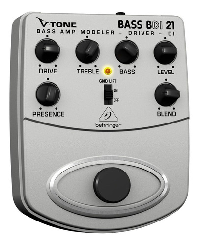 Pedal Para Contrabaixo Behringer Bdi21 V-tone Modelador