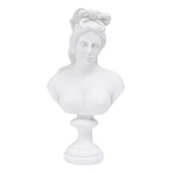 Busto De Figura De Yeso De Resina Con Estatua De Dios Romano