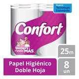 Papel Higiénico Confort 8un 25 Mt