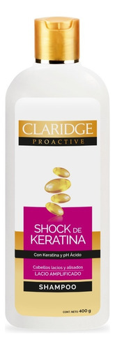Shampoo Claridge Proactive Shock De Keratina X 400ml
