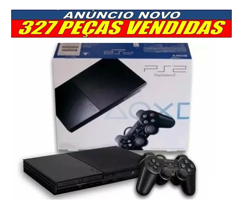 Playstation 2+dois Controles + Sistema Opl